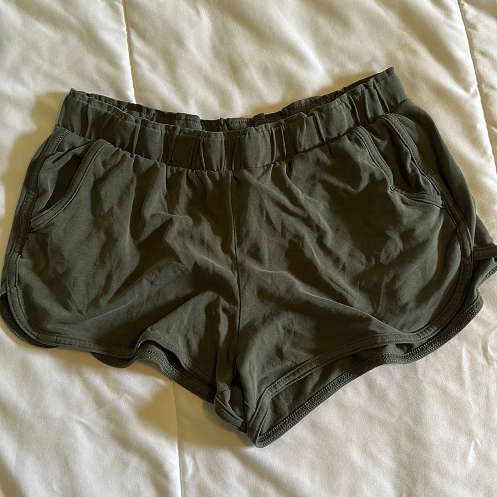 Green shorts